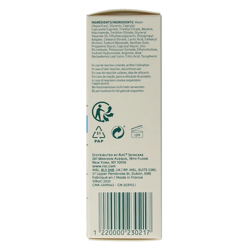 ROC Keops deodorant roll-on 0% aluminium 30.00 Milliliter