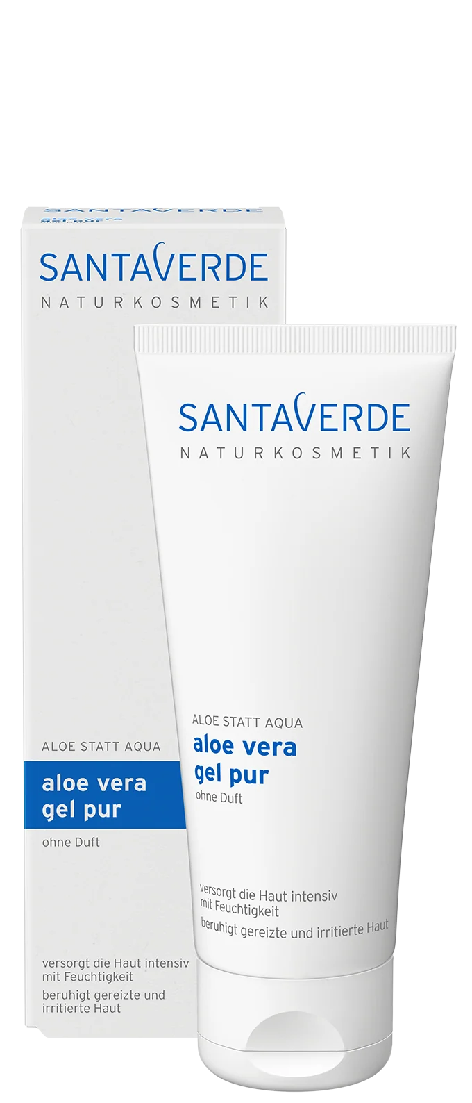Santaverde Aloe vera pure gel parfumvrij 100.00 Milliliter