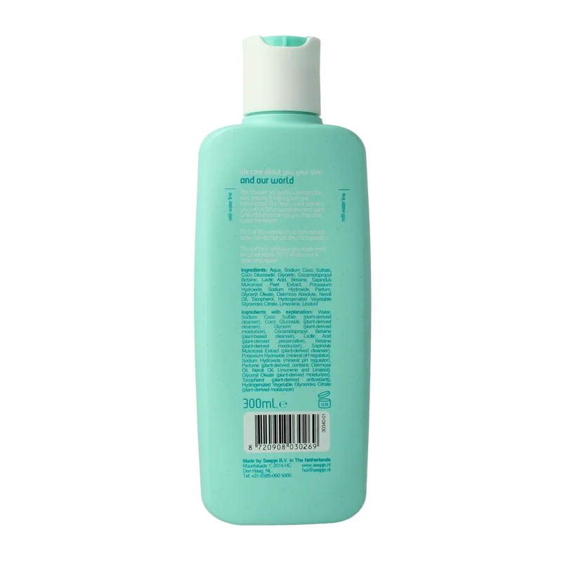 Seepje Showergel oakmoss and neroli 300.00 Milliliter