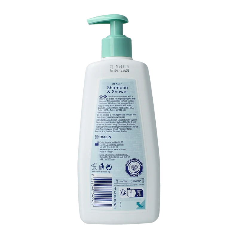 Tena Shampoo & shower 500.00 Milliliter
