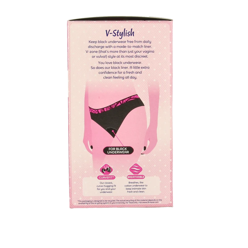 Libresse Inlegkruisjes normaal black 30.00 Stuks