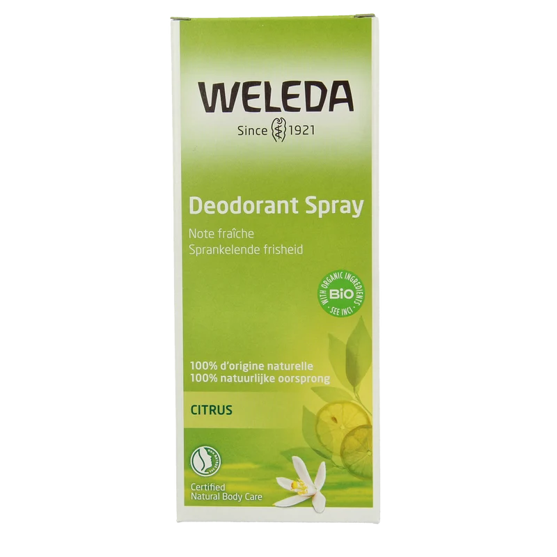 Weleda Citrus deodorant spray 100.00 Milliliter