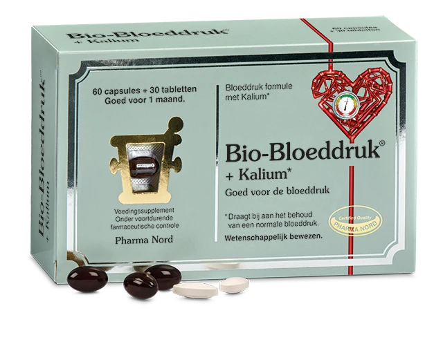 Pharma Nord Bio bloeddruk & kalium tabletten en capsules 90.00 Stuks