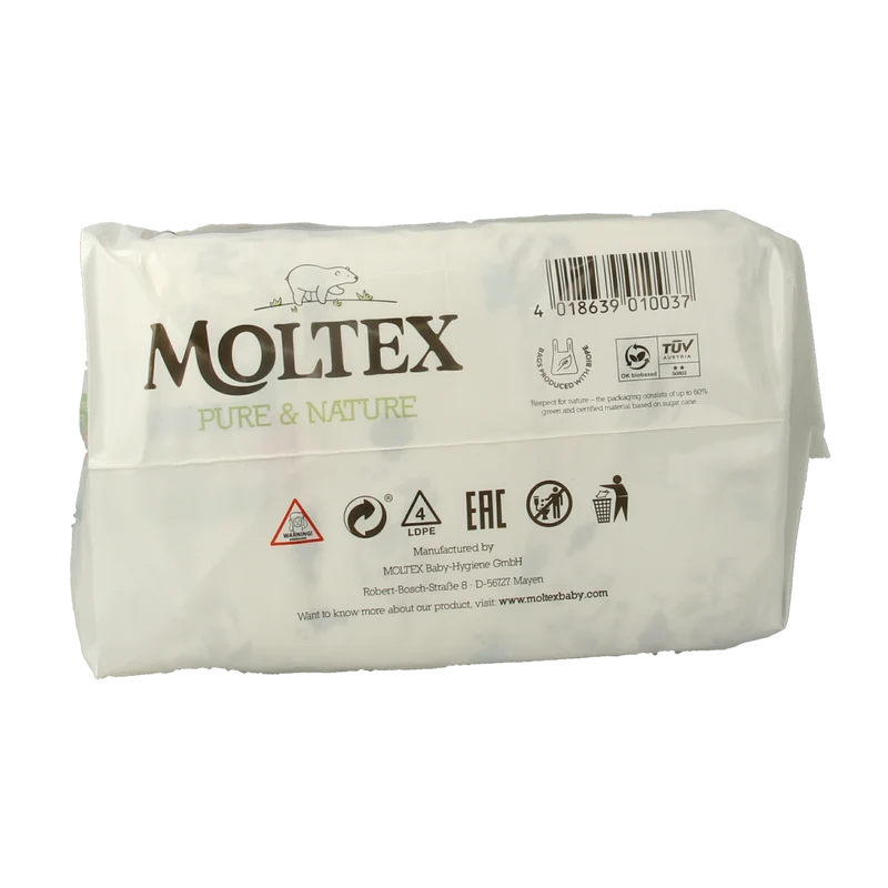 Moltex Pure & nature babyluiers newborn 22.00 Stuks