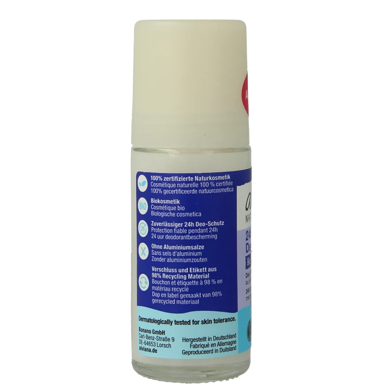 Alviana Deo roll-on organic jojoba 50.00 Milliliter