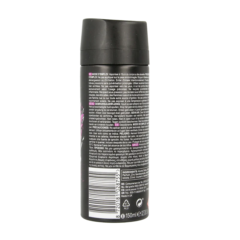 AXE Deodorant bodyspray excite 150.00 Milliliter