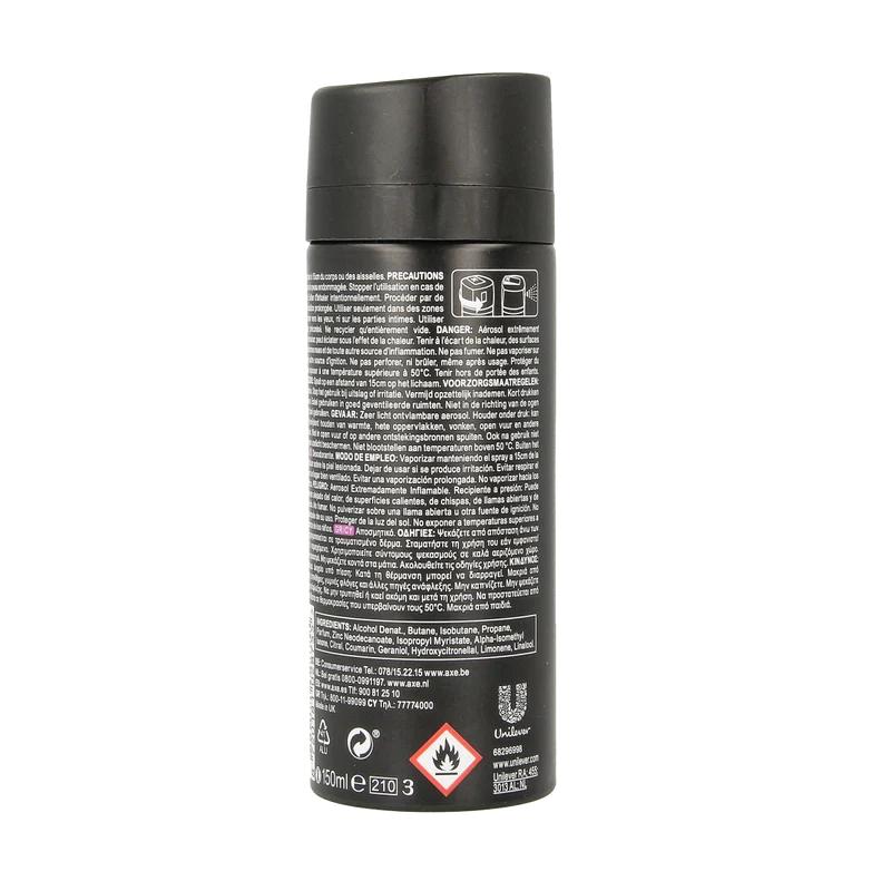 AXE Deodorant bodyspray excite 150.00 Milliliter