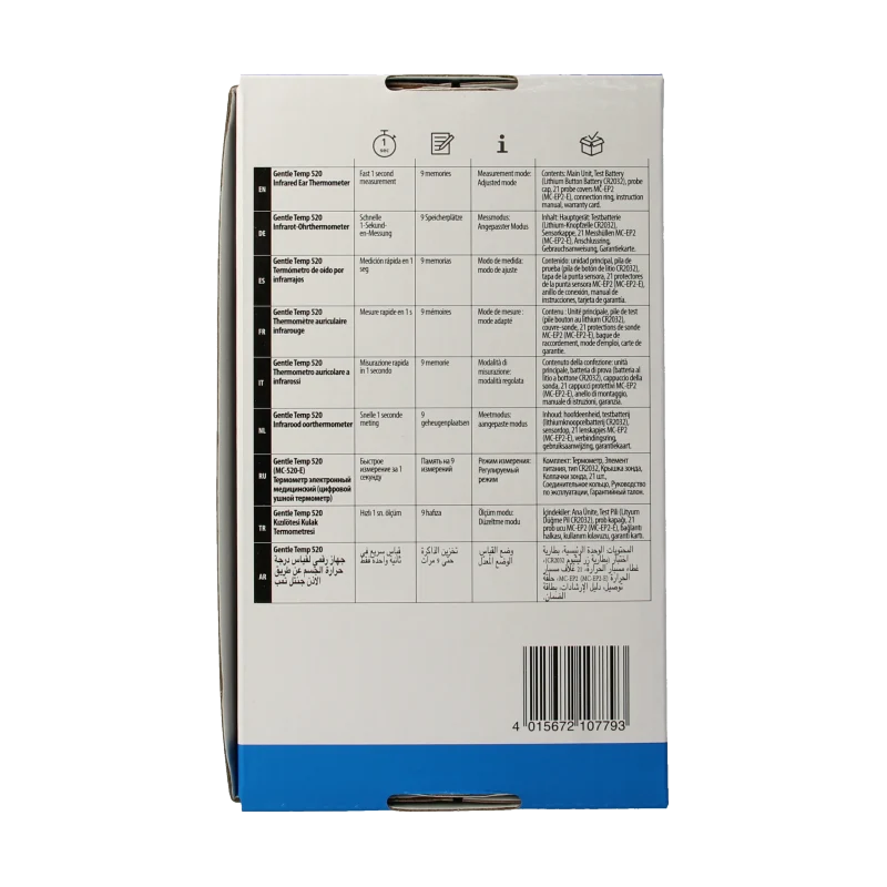 Omron Thermometer gentletemp MC520 1 Stuks