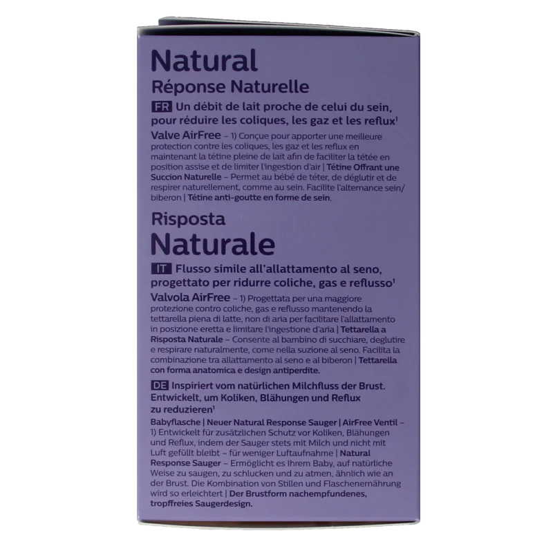 Avent Natural airfree voedingsfles 125 Milliliter
