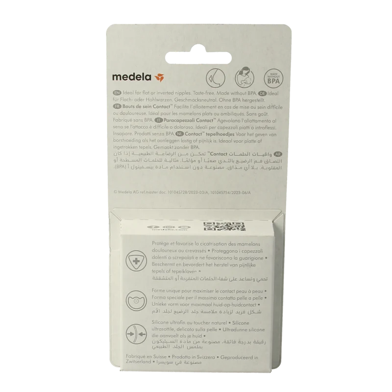 Medela Contact tepelhoedjes maat L 1.00 Paar