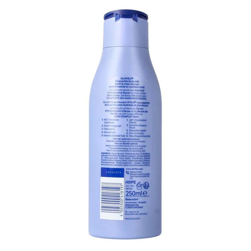 Nivea Body milk zijdezacht 250.00 Milliliter