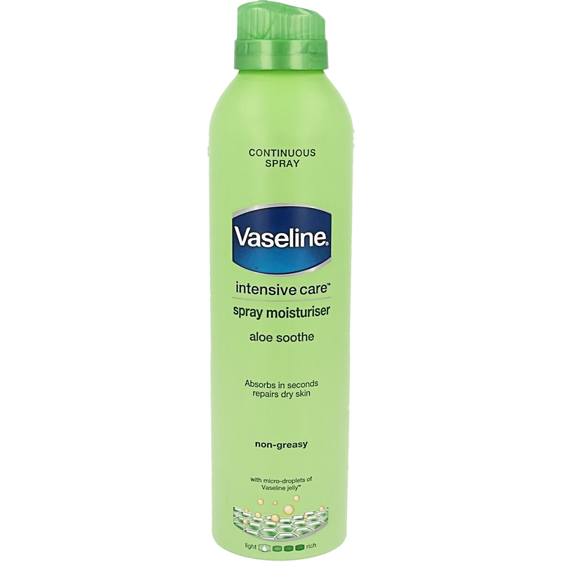 Vaseline Lotion spray aloe vera 190.00 Milliliter