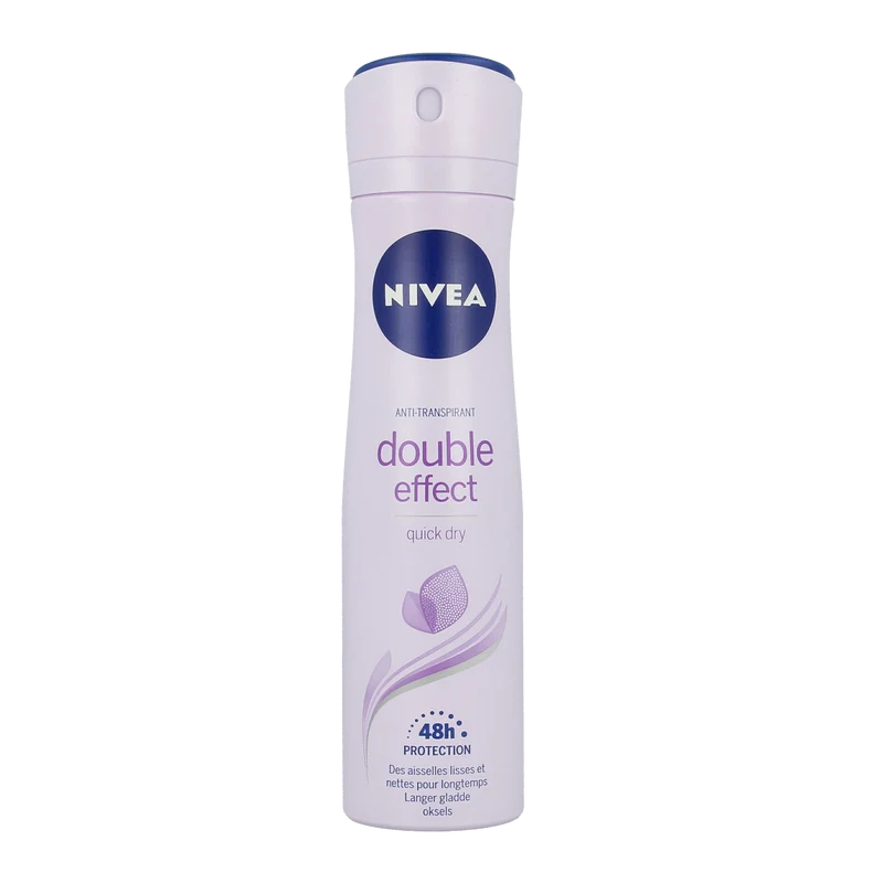 Nivea Deodorant double effect spray 150.00 Milliliter
