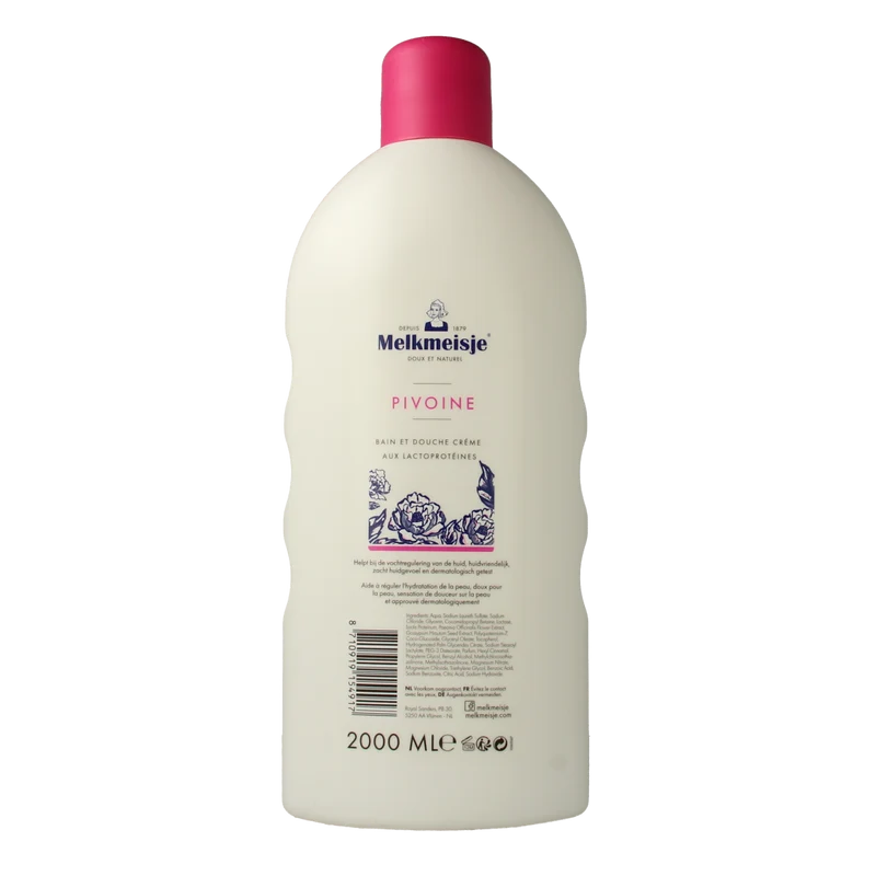 Melkmeisje Bad & douche pioenroos 2.00 Liter