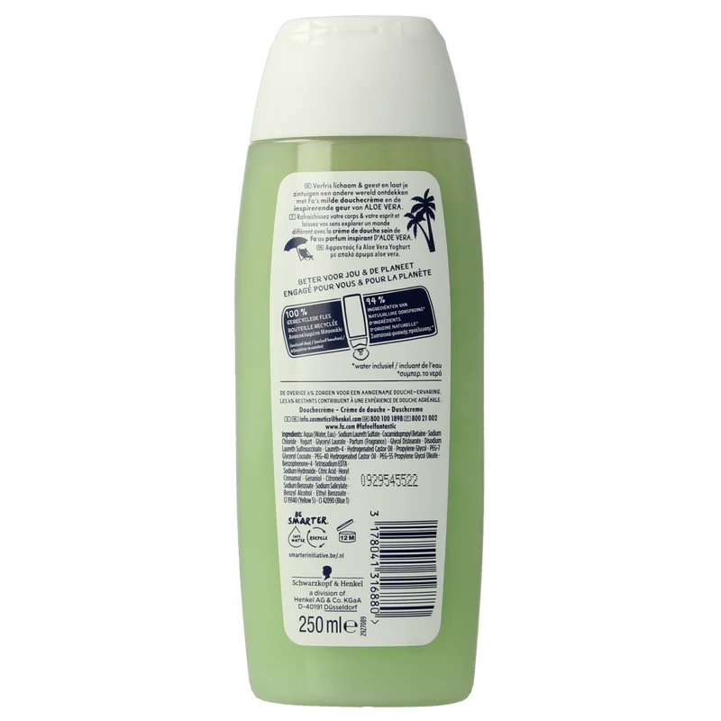 FA Douchegel yoghurt of care aloe vera 250.00 Milliliter