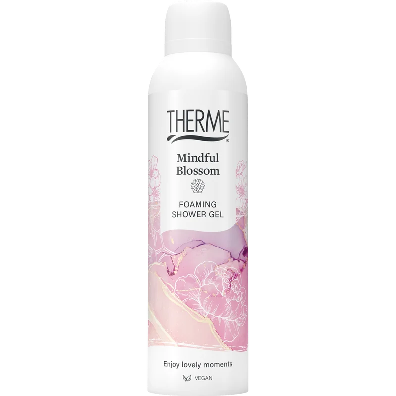 Therme Mindful blossom foaming showergel 200.00 Milliliter