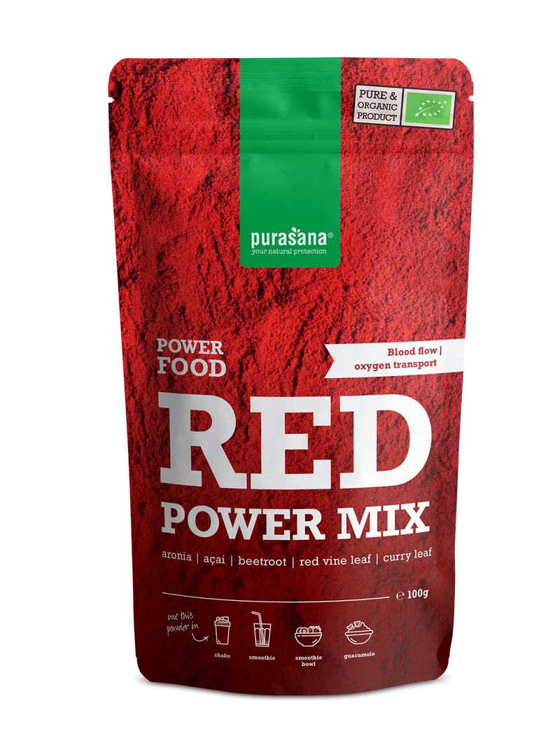 Purasana Red power mix bio 100.00 Gram
