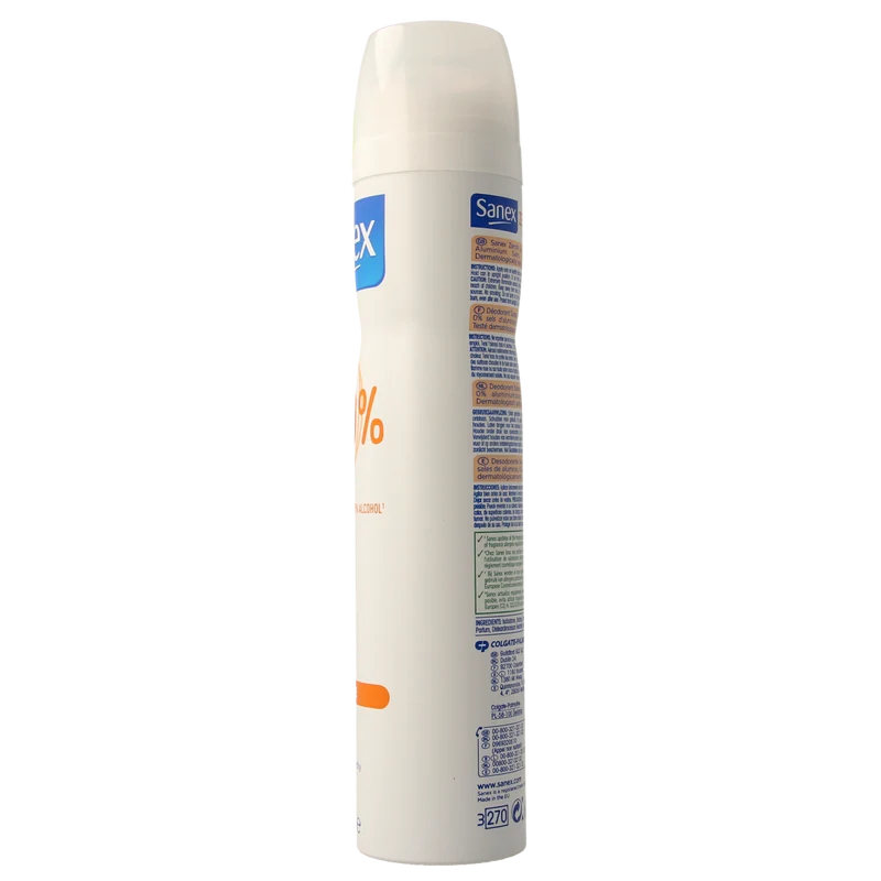 Sanex Deodorant spray zero % sensitive 200.00 Milliliter