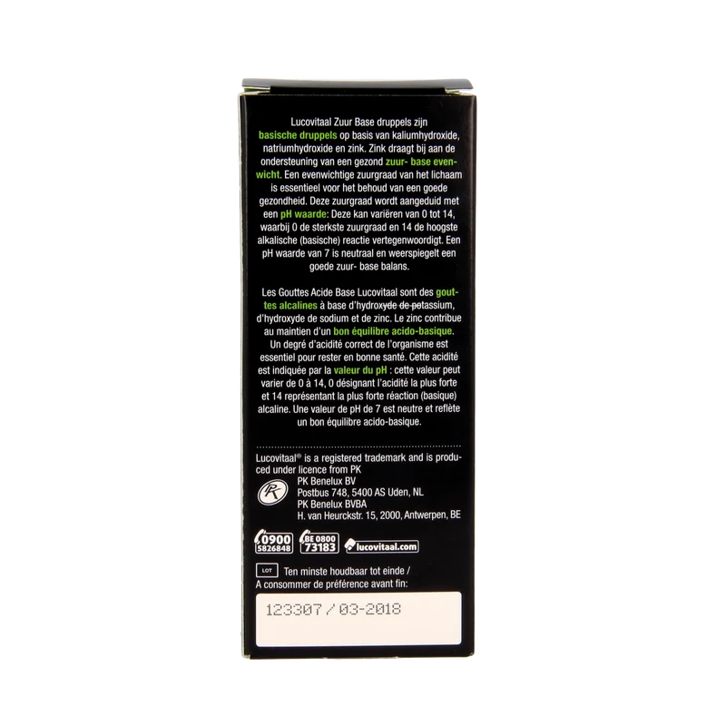 Lucovitaal Zuurbase druppels 30.00 Milliliter