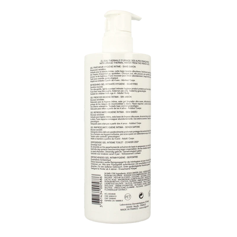 Uriage Gyn-phy 500.00 Milliliter