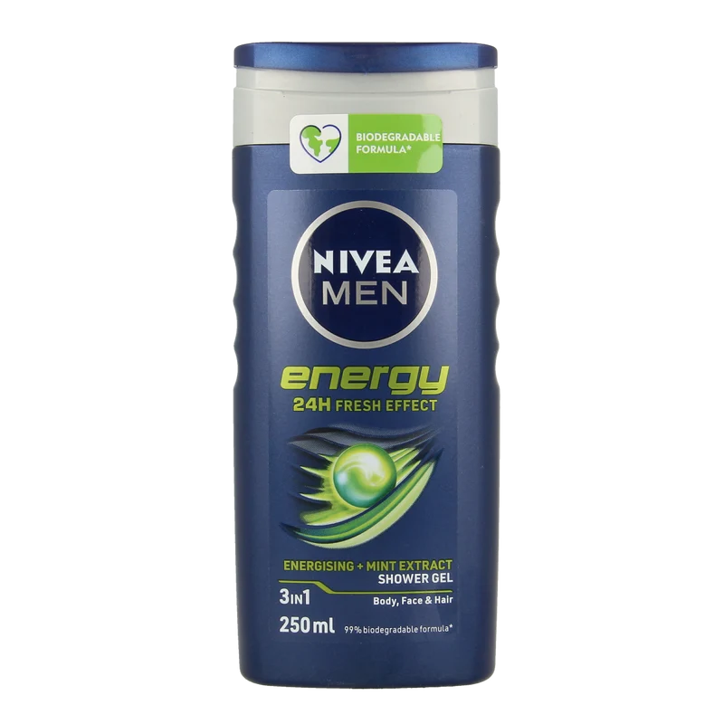 Nivea Men douchegel energy 250.00 Milliliter