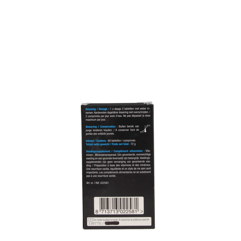 Lucovitaal Calcium magnesium botformule 60.00 Tabletten