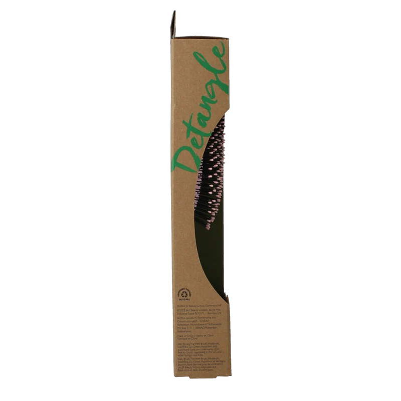 Wet Brush Go green paddle detangler pink 1.00 Stuks