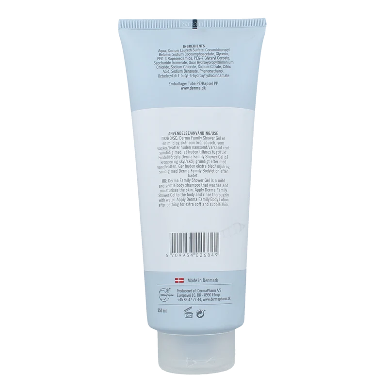 Derma Family showergel 350.00 Milliliter
