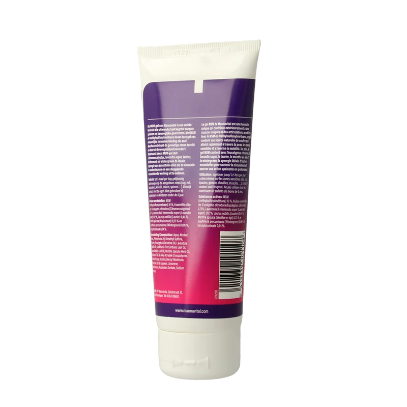 Mannavital MSM gel 100.00 Gram