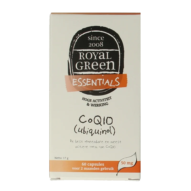 Royal Green Co Q10 ubiquinol 60.00 Capsules