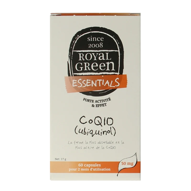 Royal Green Co Q10 ubiquinol 60.00 Capsules