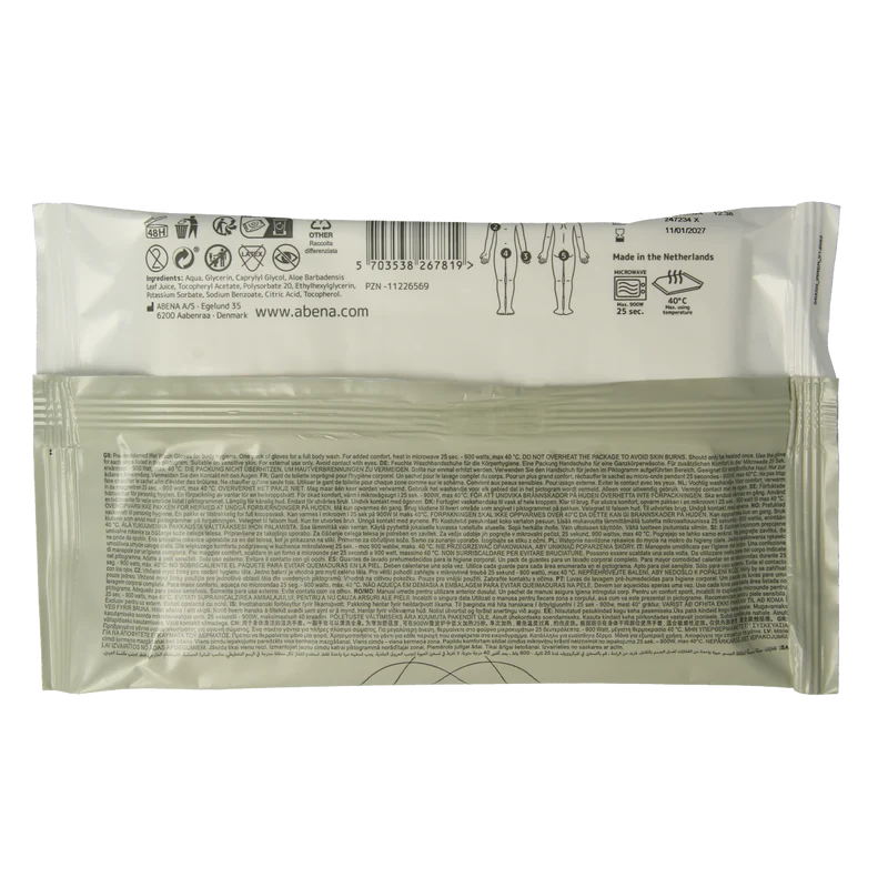 Abena Wet wash washandjes verzorgend 5.00 Stuks