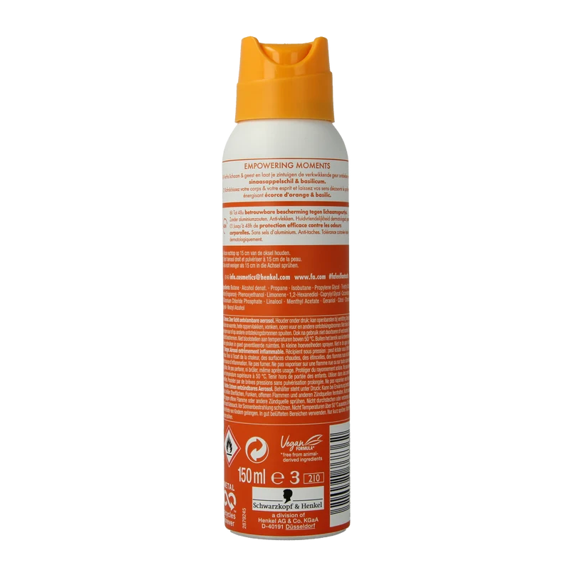 FA Deodorant spray orange sunrise 150.00 Milliliter