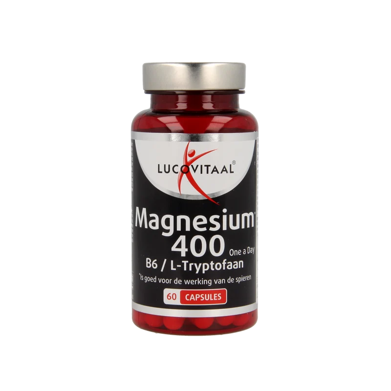 Lucovitaal Magnesium 400 met B6 en L-Tryptofaan 60.00 Capsules