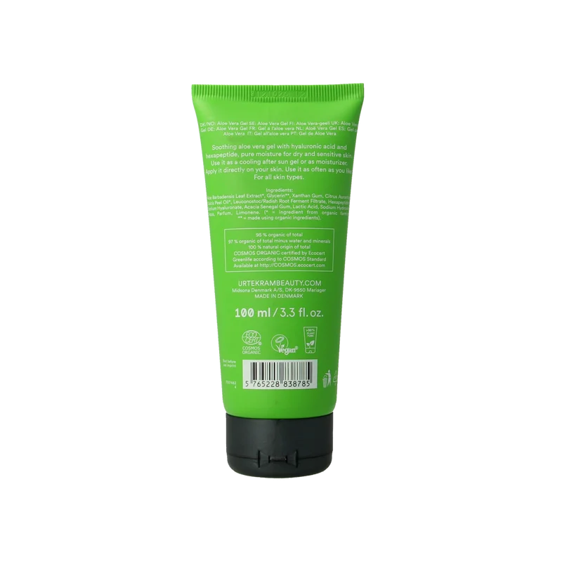 Urtekram Huidgel aloe vera 100.00 Milliliter