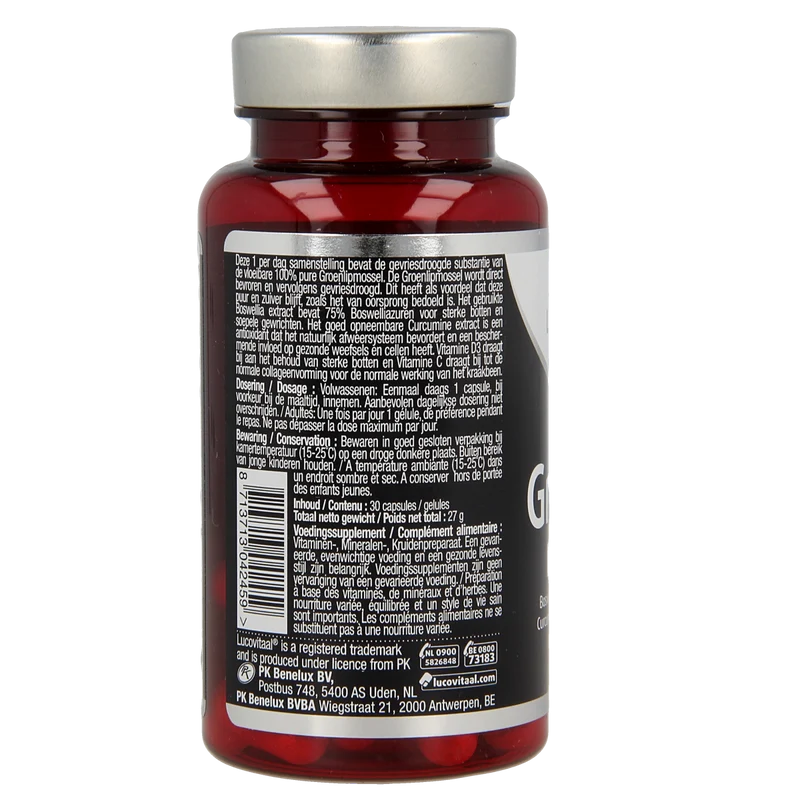 Lucovitaal Groenlipmossel complex 30.00 Capsules