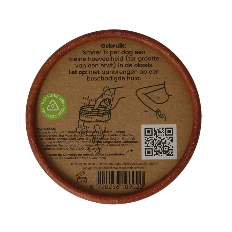 Happysoaps Deodorant sweet roots 45 Gram