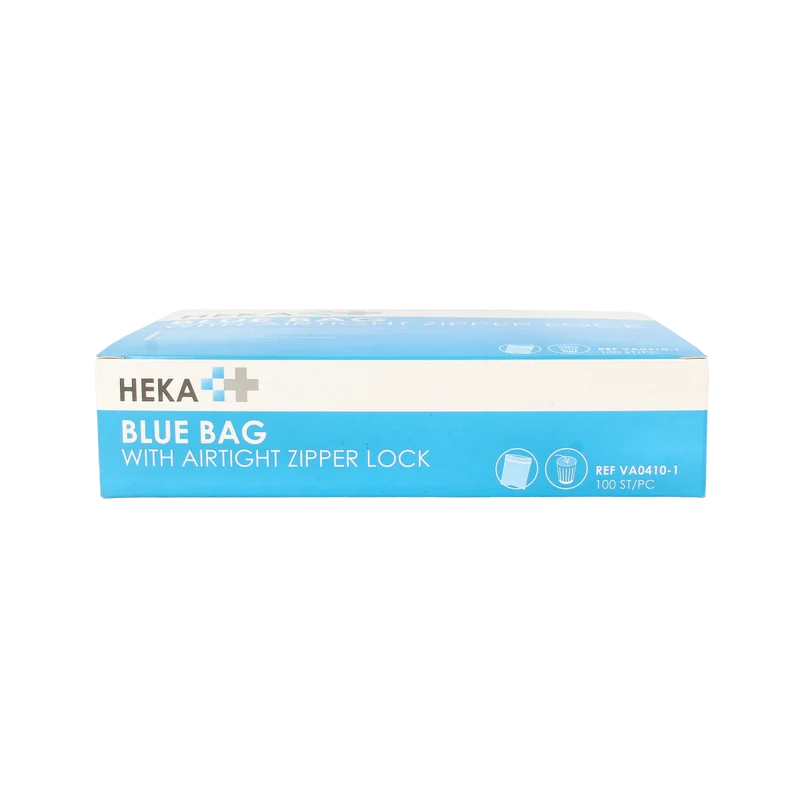 Heka Bluebag stoma afvalzakje gripsluiting niet-steriel 100.00 Stuks
