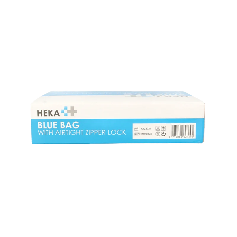 Heka Bluebag stoma afvalzakje gripsluiting niet-steriel 100.00 Stuks