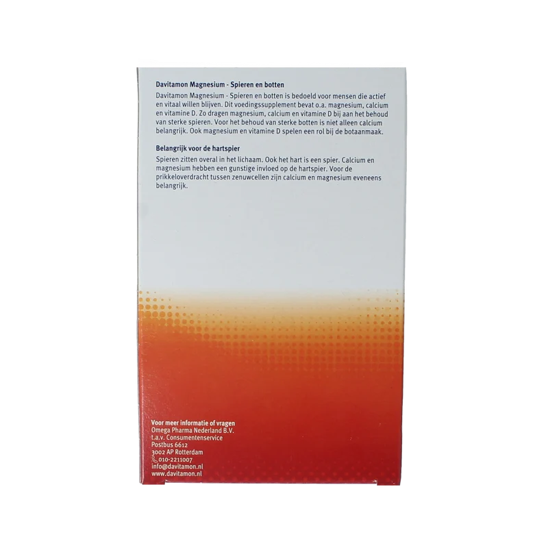 Davitamon Magnesium spieren en botten 42.00 Tabletten