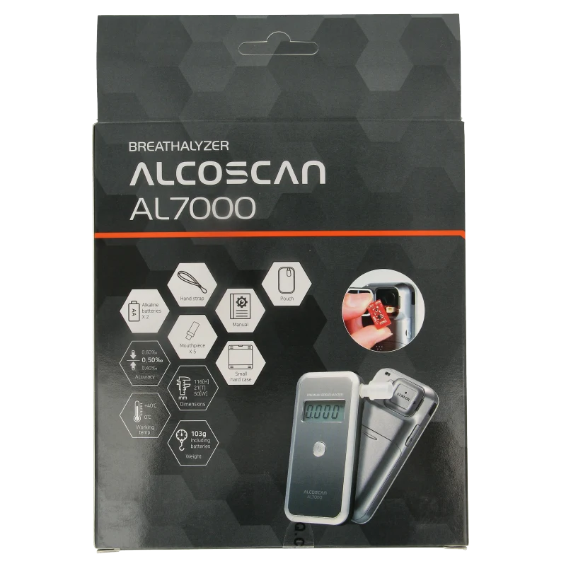Alcoscan Alcoholtester AL7000 1 Stuks