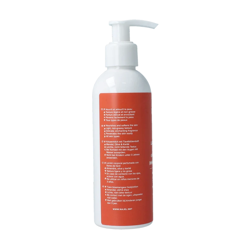 Najel Aleppo Bodymilk tiare flower 200.00 Milliliter
