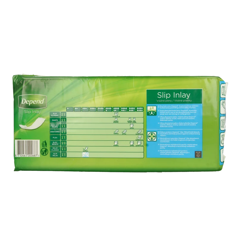 Depend Inlay maxi 1967 30.00 Stuks