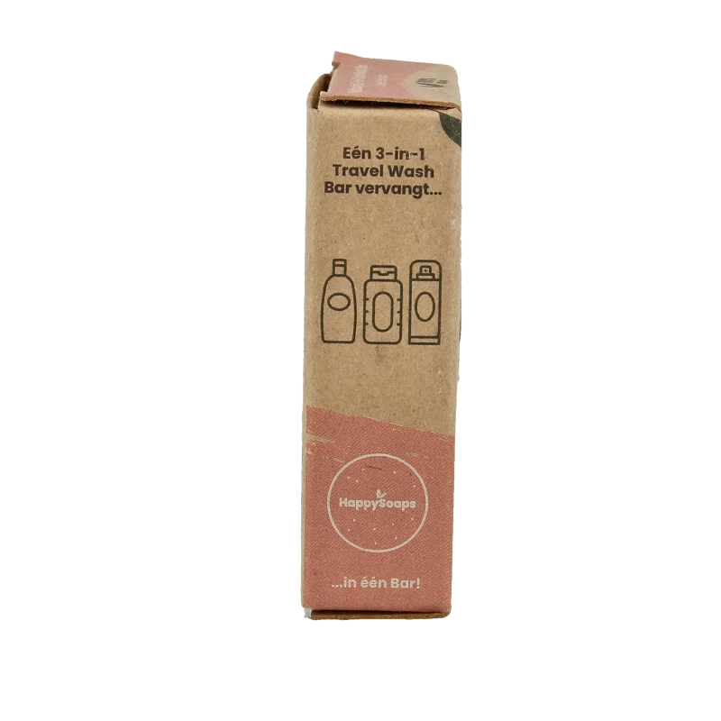 Happysoaps 3-in-1 Travel wash sweet 40 Gram