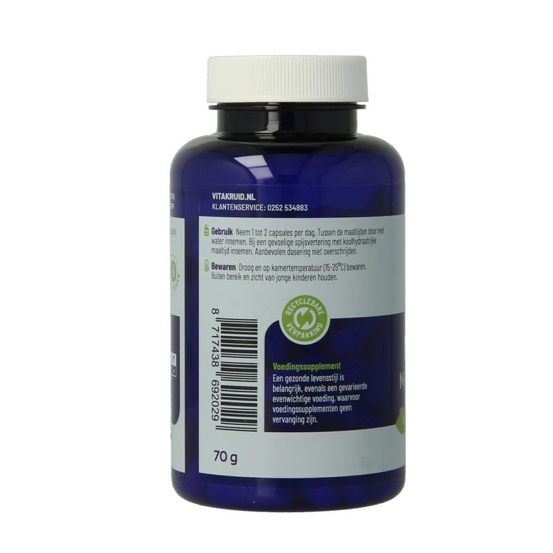 Vitakruid NAC 600 mg N-Acetyl-L-Cysteine 90.00 Vegetarische capsules