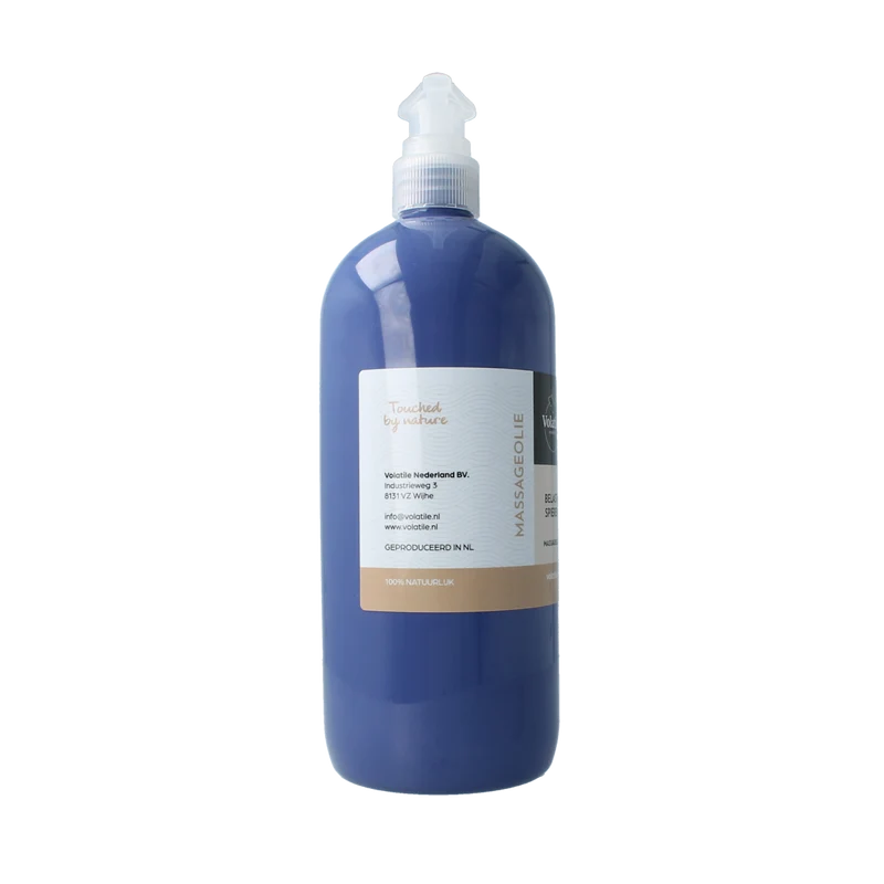 Volatile Massageolie belaste spieren 1.00 Liter