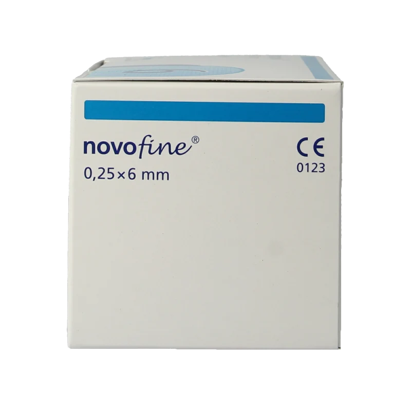Novo Nordisk Novofine naalden 0.25 x 6 mm 31 gram 100 Stuks