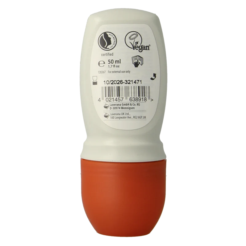 Lavera Deodorant roll-on natural & strong bio 50.00 Milliliter