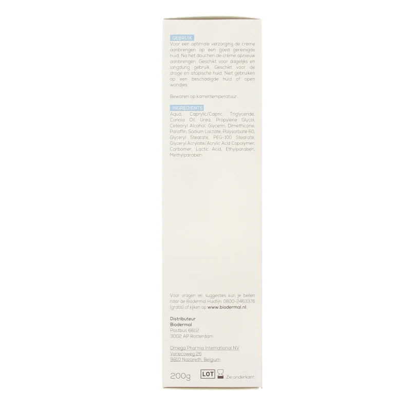 Biodermal P-CL-E bodycreme ultra hydraterend 200 Milliliter
