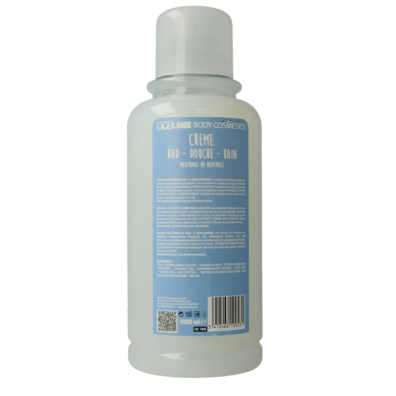 Evi Line Botermelk bad & douche neutraal 1.00 Liter